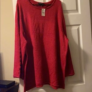 Red sweater. Size 22-24. NWT.